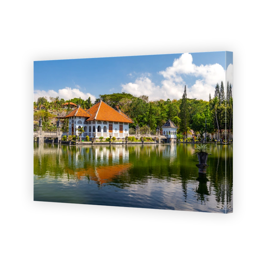 Water Palace Taman Ujung in Bali Island, Indonesia