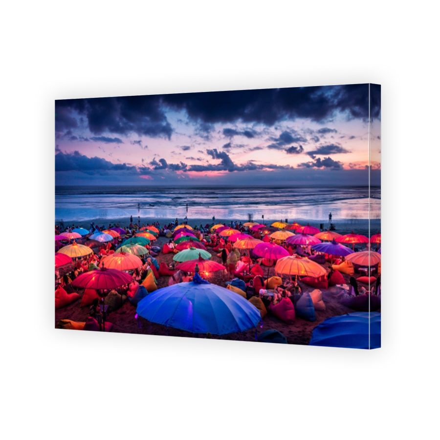 Scenic View Of Beach Against Sky During Sunset