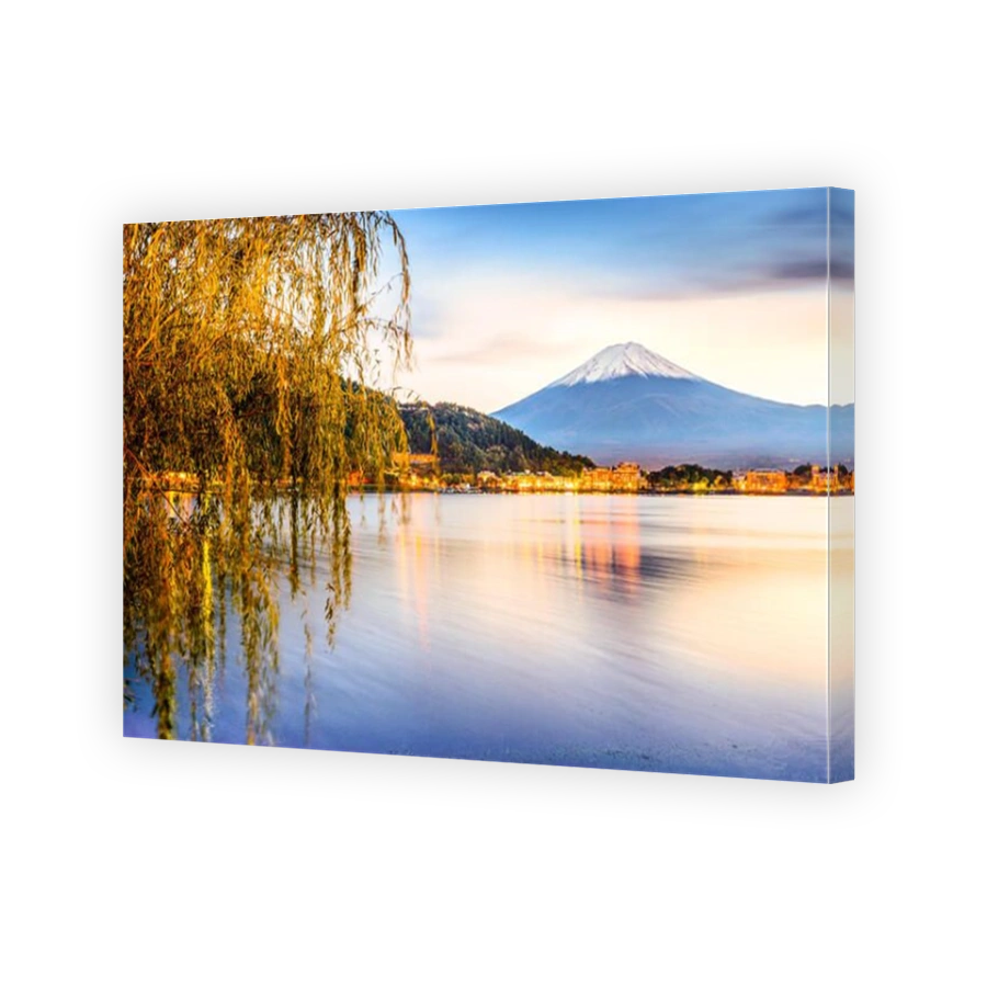 Mt. Fuji at Kawaguchi Lake in Japan.