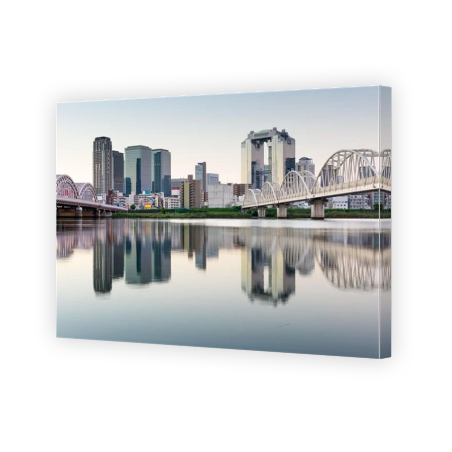 Osaka, Japan on the Yodogawa River.