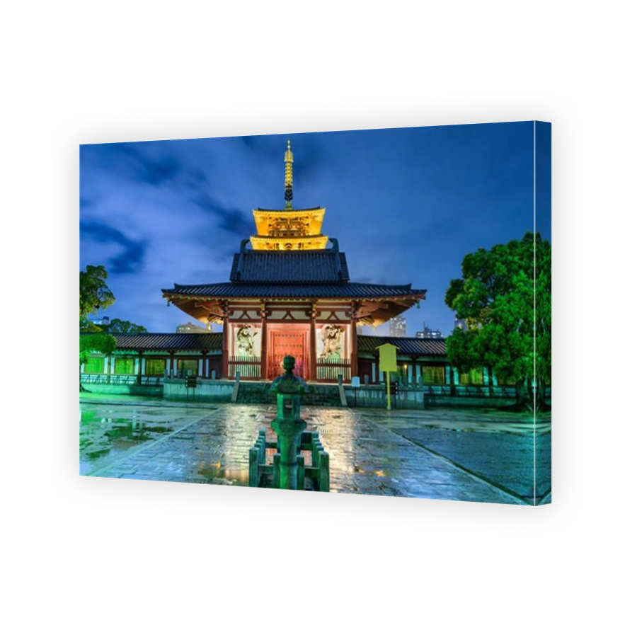 Shitennoji Temple in Osaka, Japan.