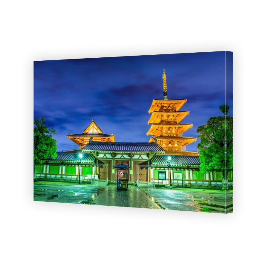 Shitennoji Temple in Osaka, Japan.