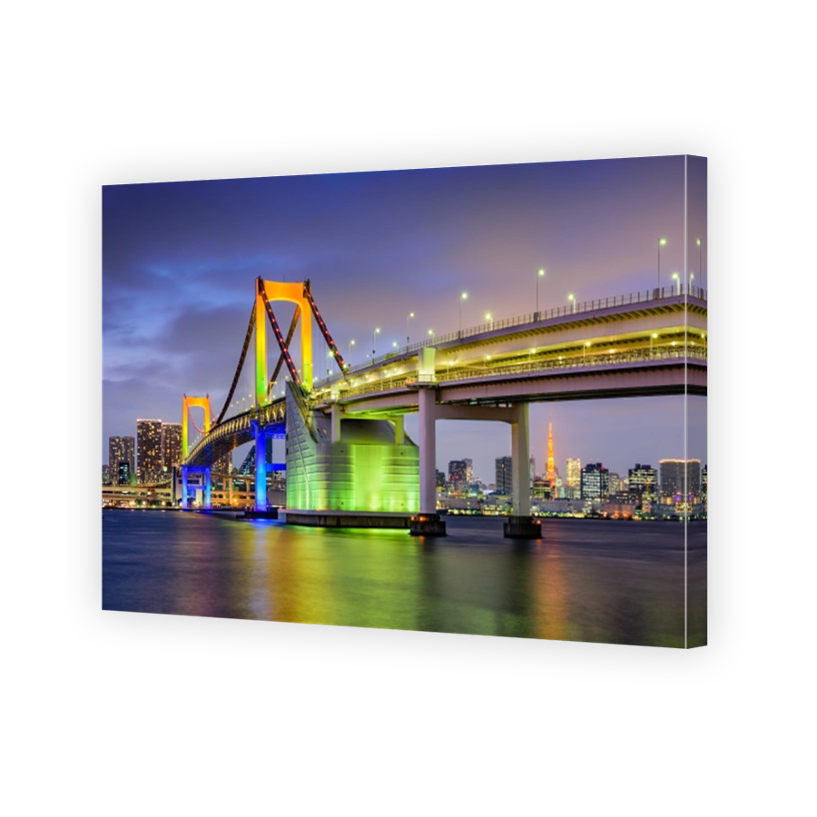 Tokyo, Japan at Rainbow Bridge