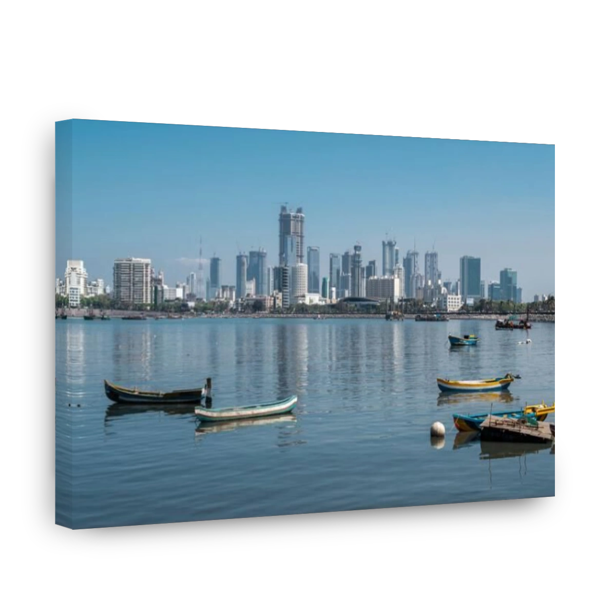 Mumbai skyline during daytime, Maharashtra, India.