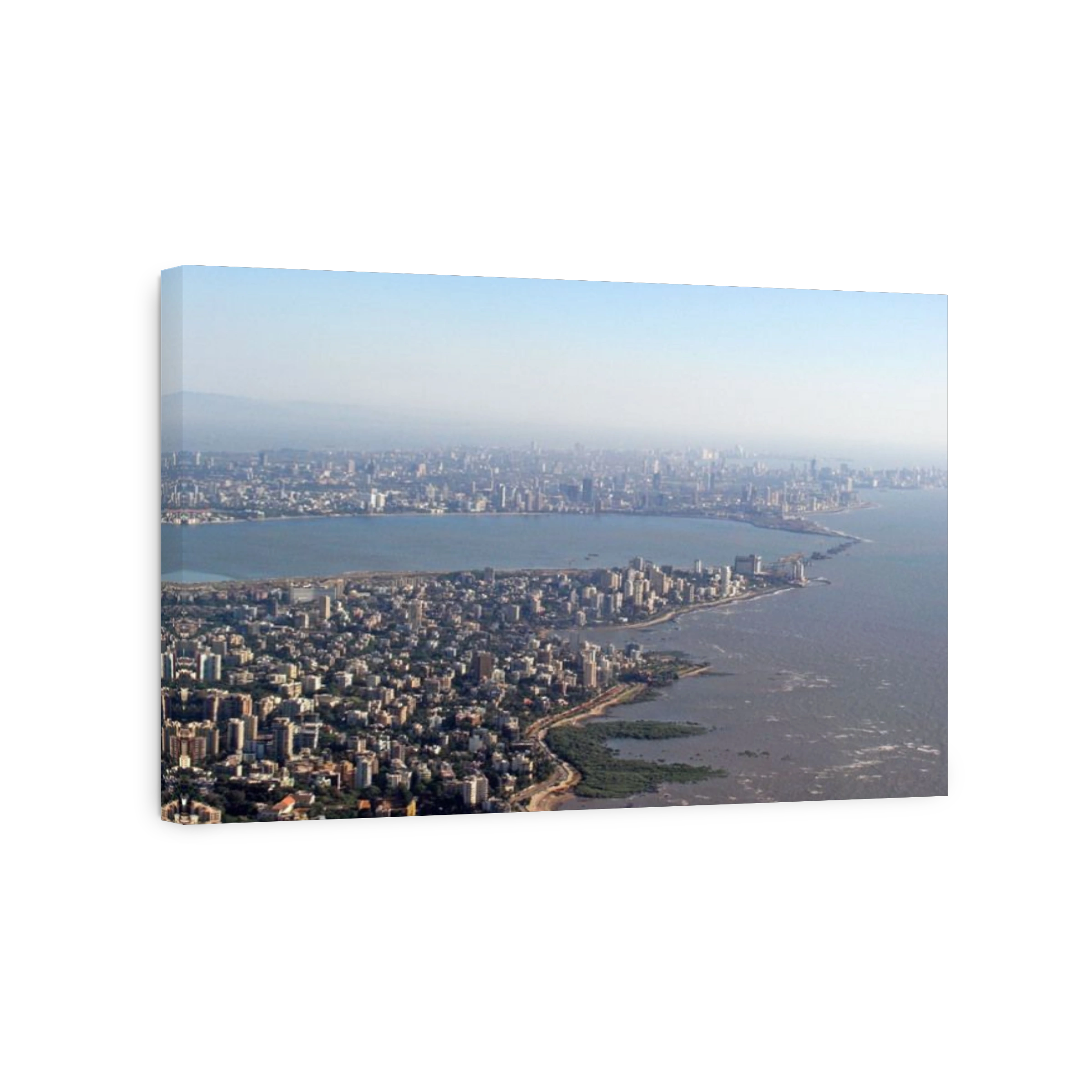Aerial view of Mumbai Bombay India