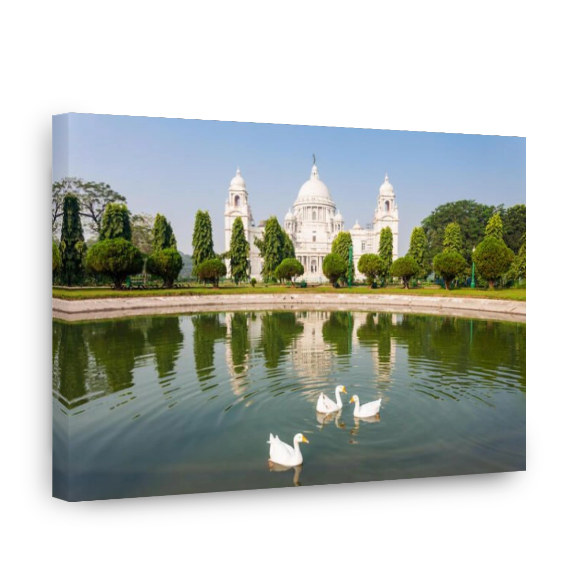 The Victoria Memorial is a large marble building in Kolkata, West Bengal, India, which was built between 1906 and 1921.