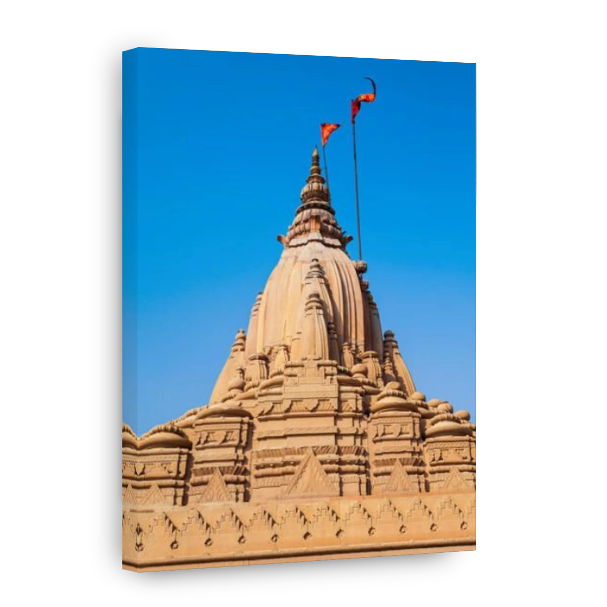 Shiva Temple is located at the Ganges river in Varanasi city, Uttar Pradesh state, North India