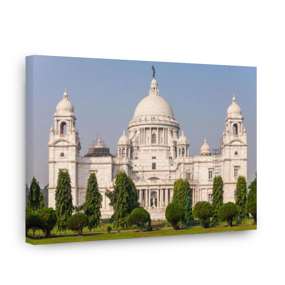 The Victoria Memorial is a british building, located in Kolkata, West Bengal in India