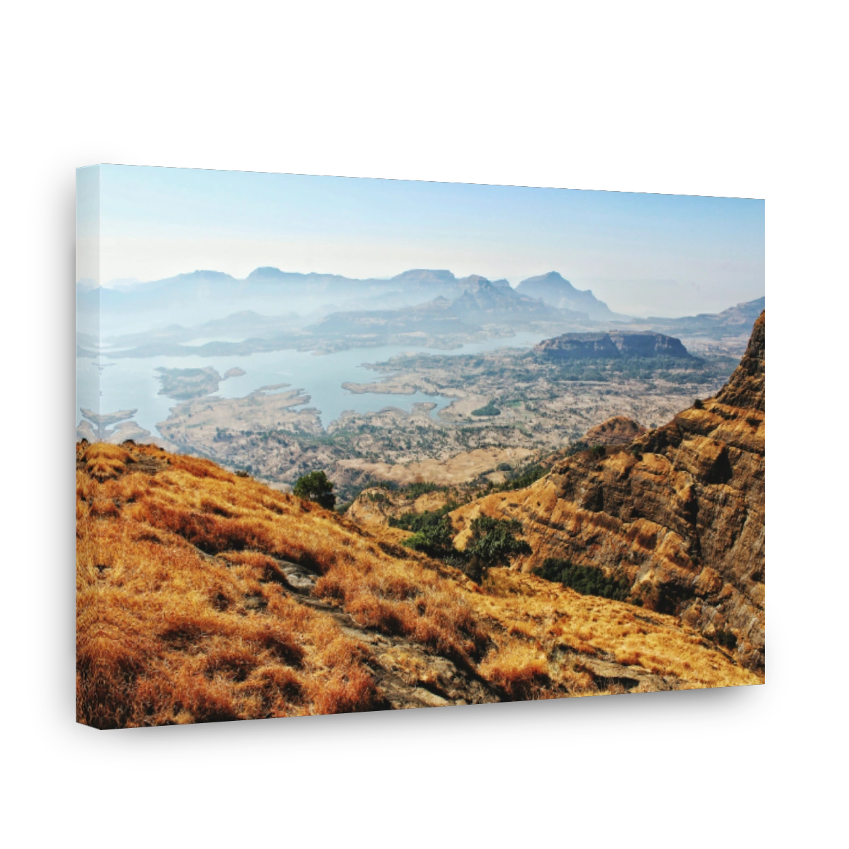Aerial View Of Landscape Against Sky