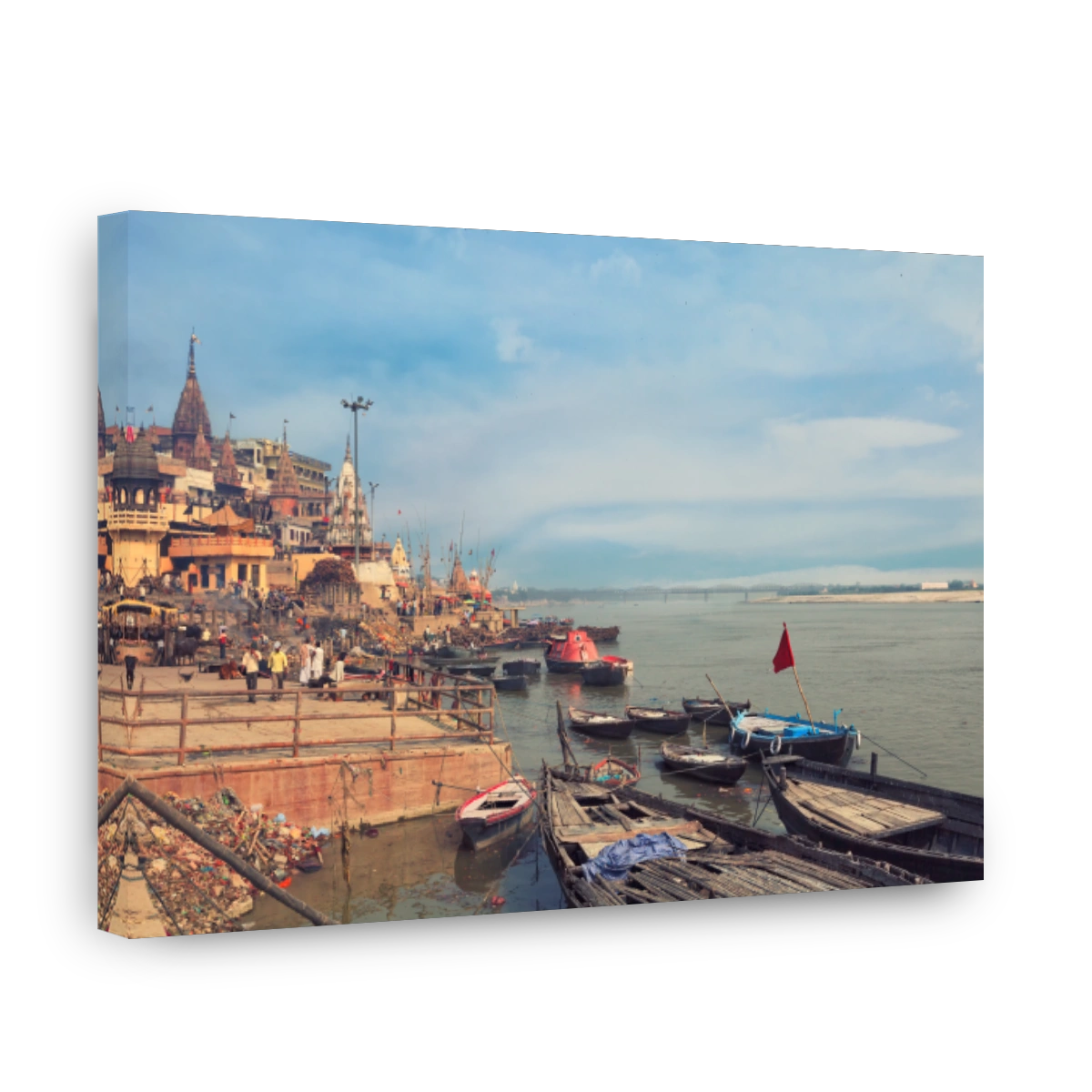 Holy ghat of varanasi, dead city