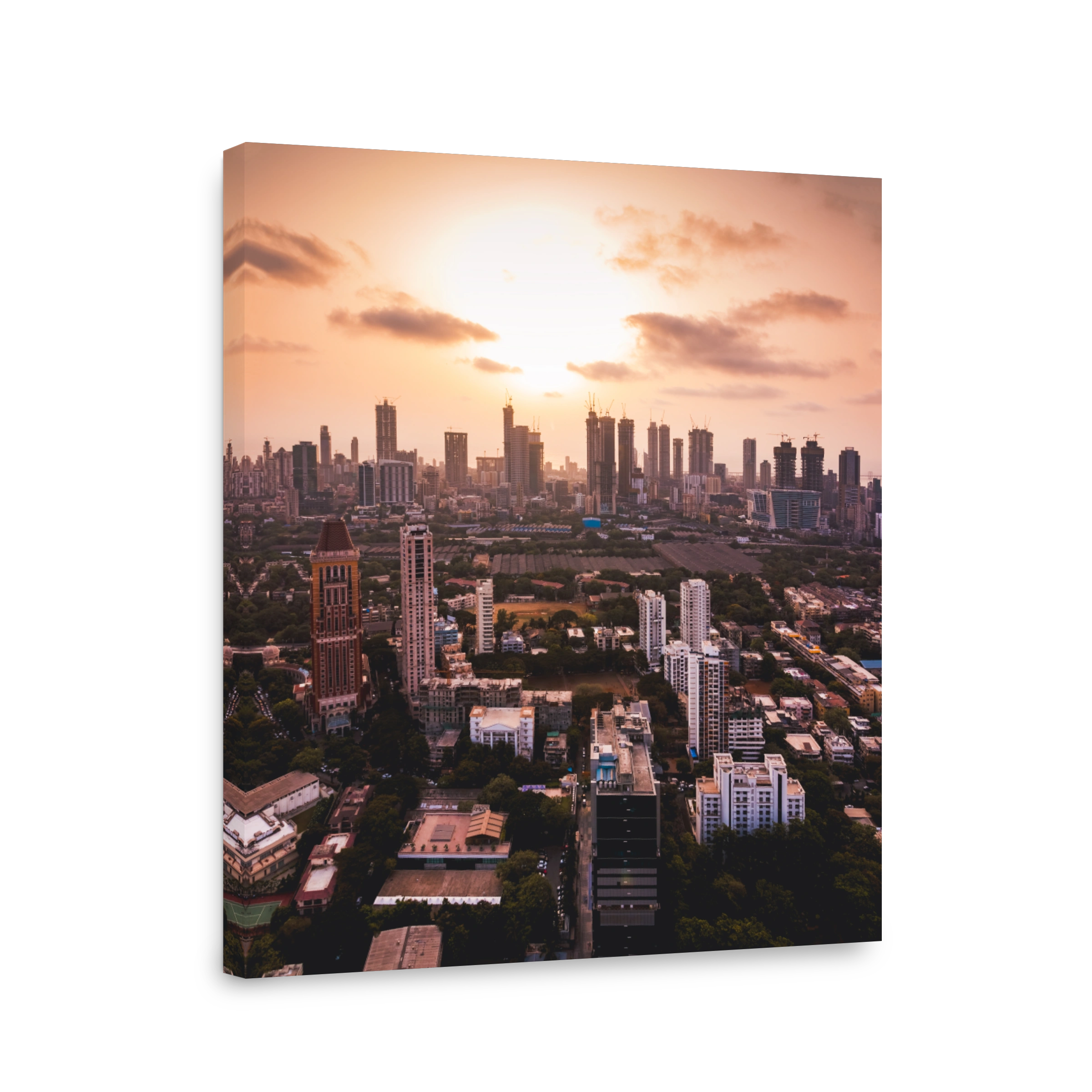 Mumbai cityscape in the summers