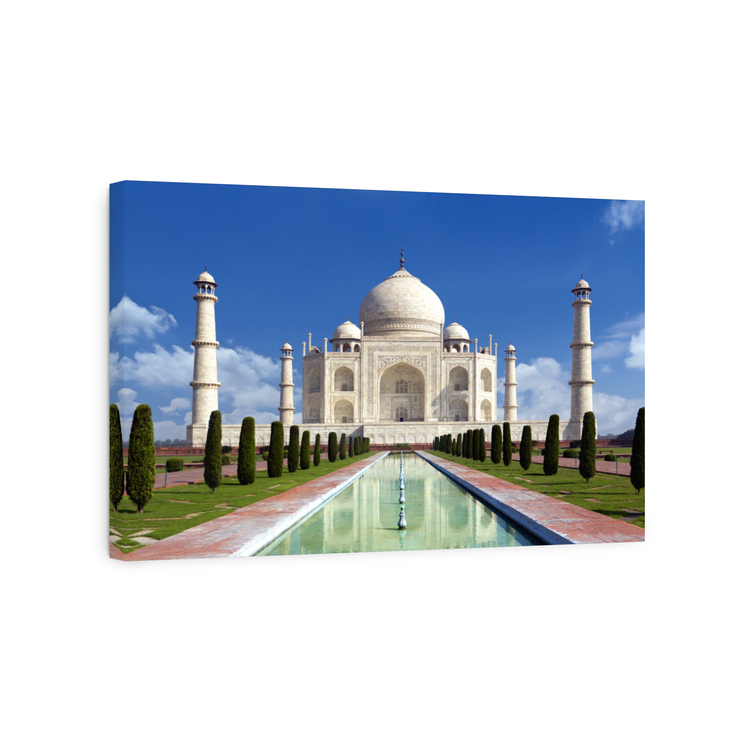 Taj mahal, Agra, India -monument of love in blue sky