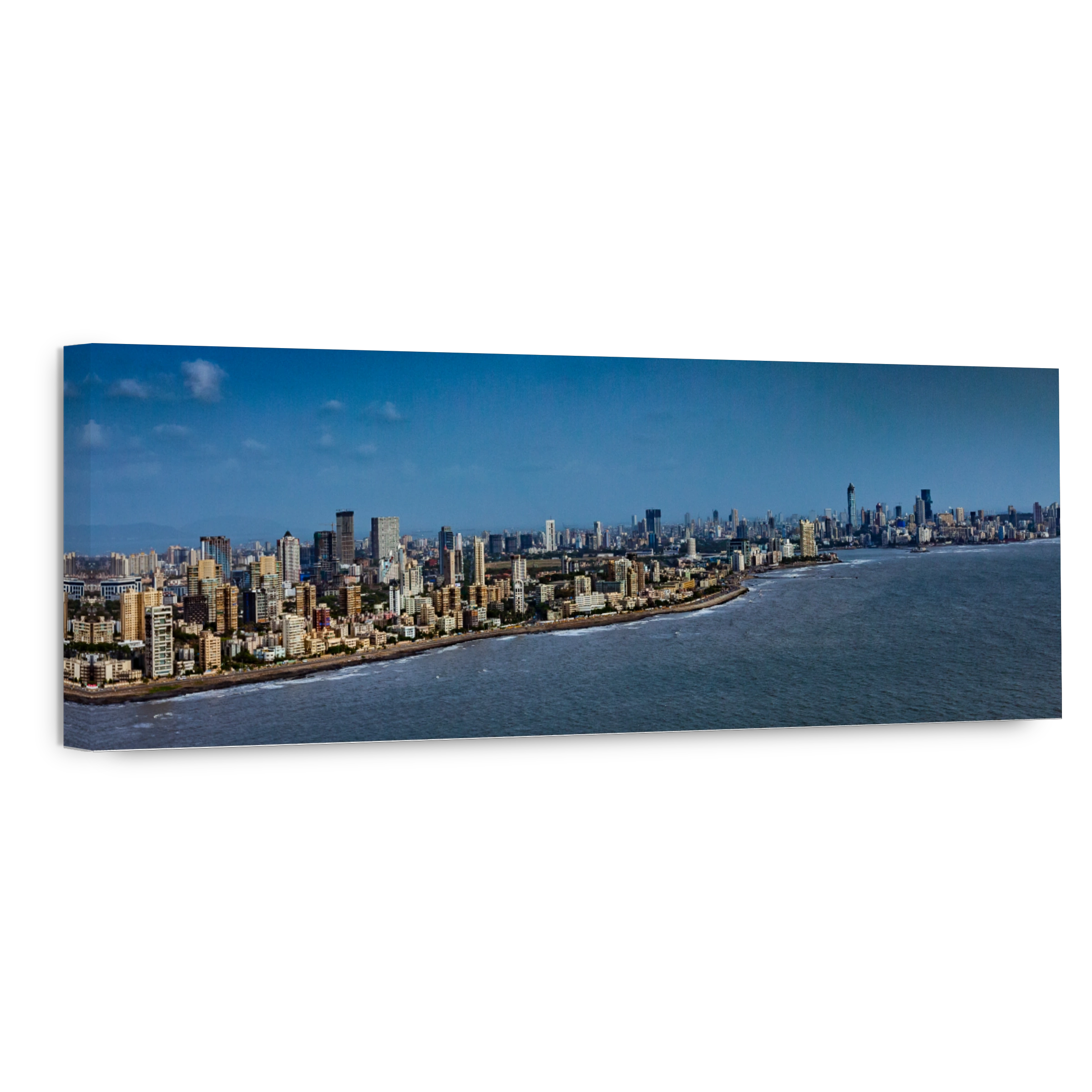 Mumbai aerial view from helicopter 03