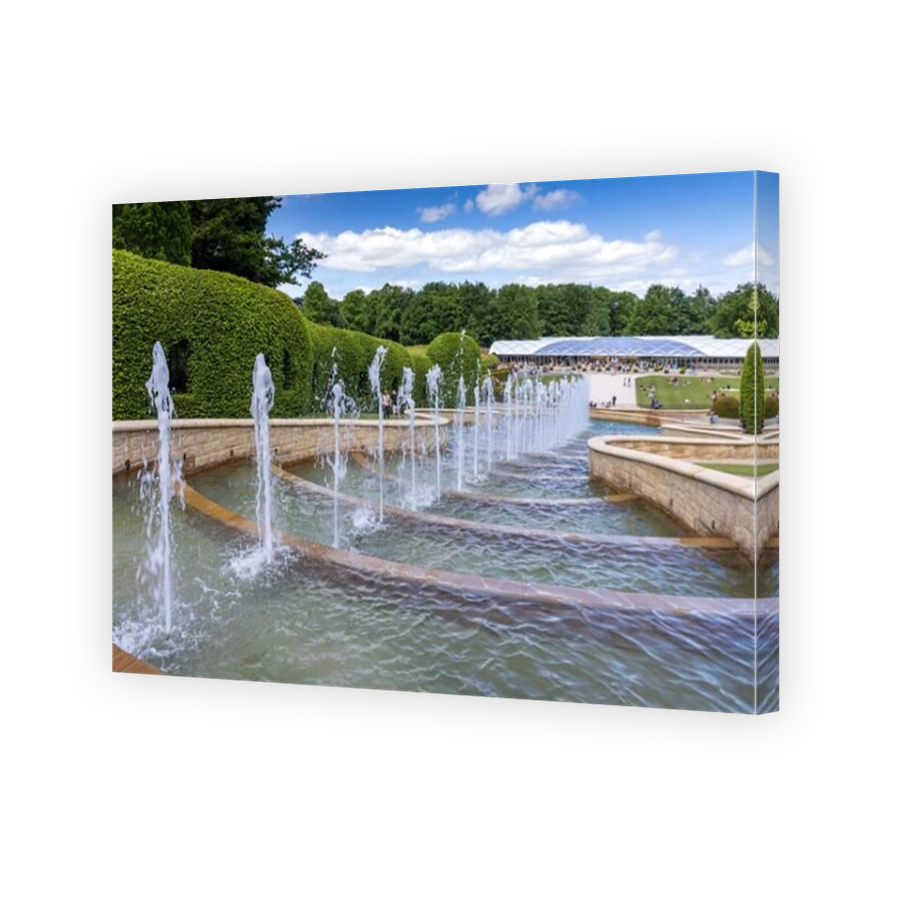 The Grand Cascade, The Alnwick Garden, Alnwick Castle, Alnwick, Northumberland, North East England