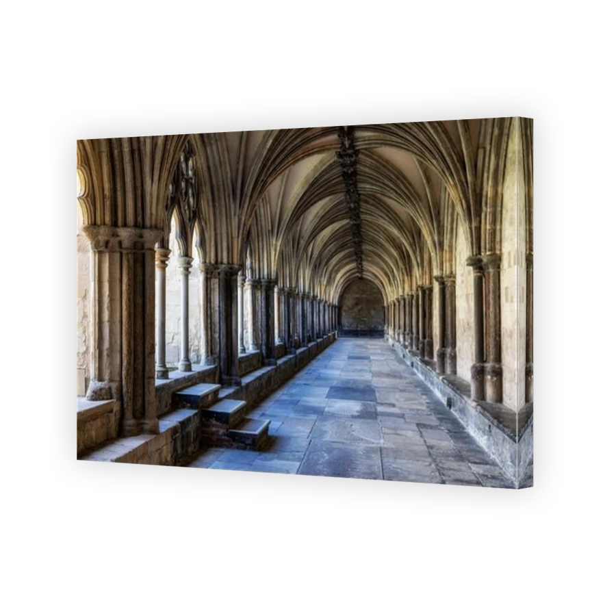 Norwich Cathedral cloisters, Norfolk, England