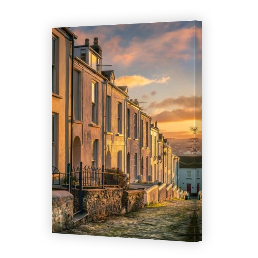 Alpha Place, Appledore, North Devon - The only surviving example of a cobbled street in Appledore, Alpha Place is a terrace of houses that has remaine