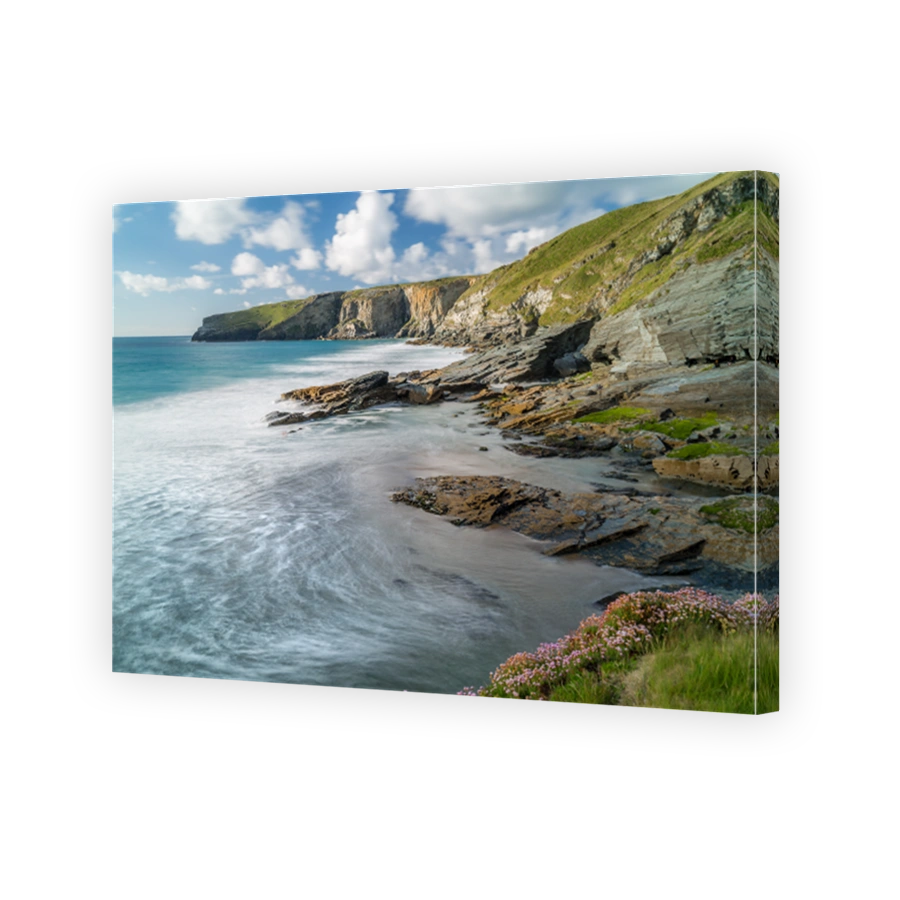 Incoming Tide, Trebarwith Strand, North Cornwall, UK