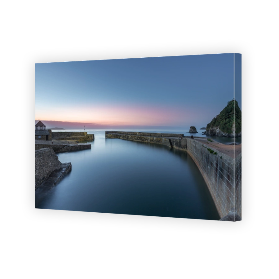 Blue Hour, Charlestown Harbour, Cornwall