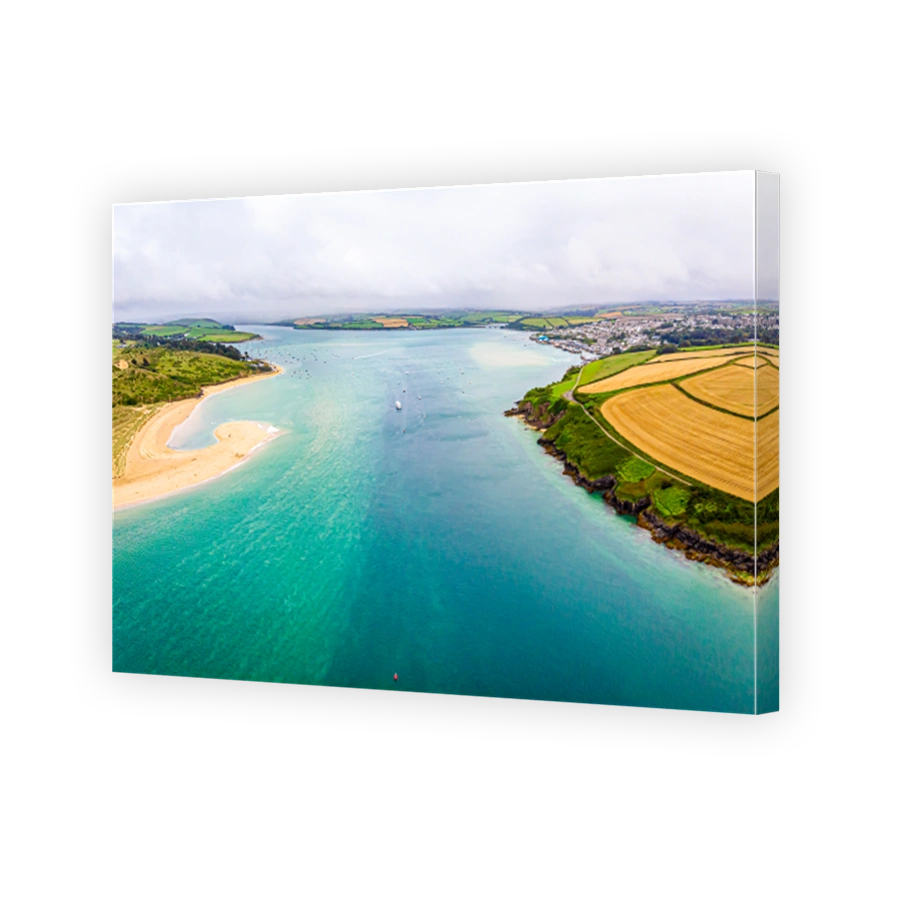 Aerial view of Padstow in Cornwall