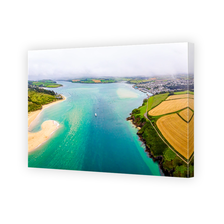 Aerial view of Padstow in Cornwall
