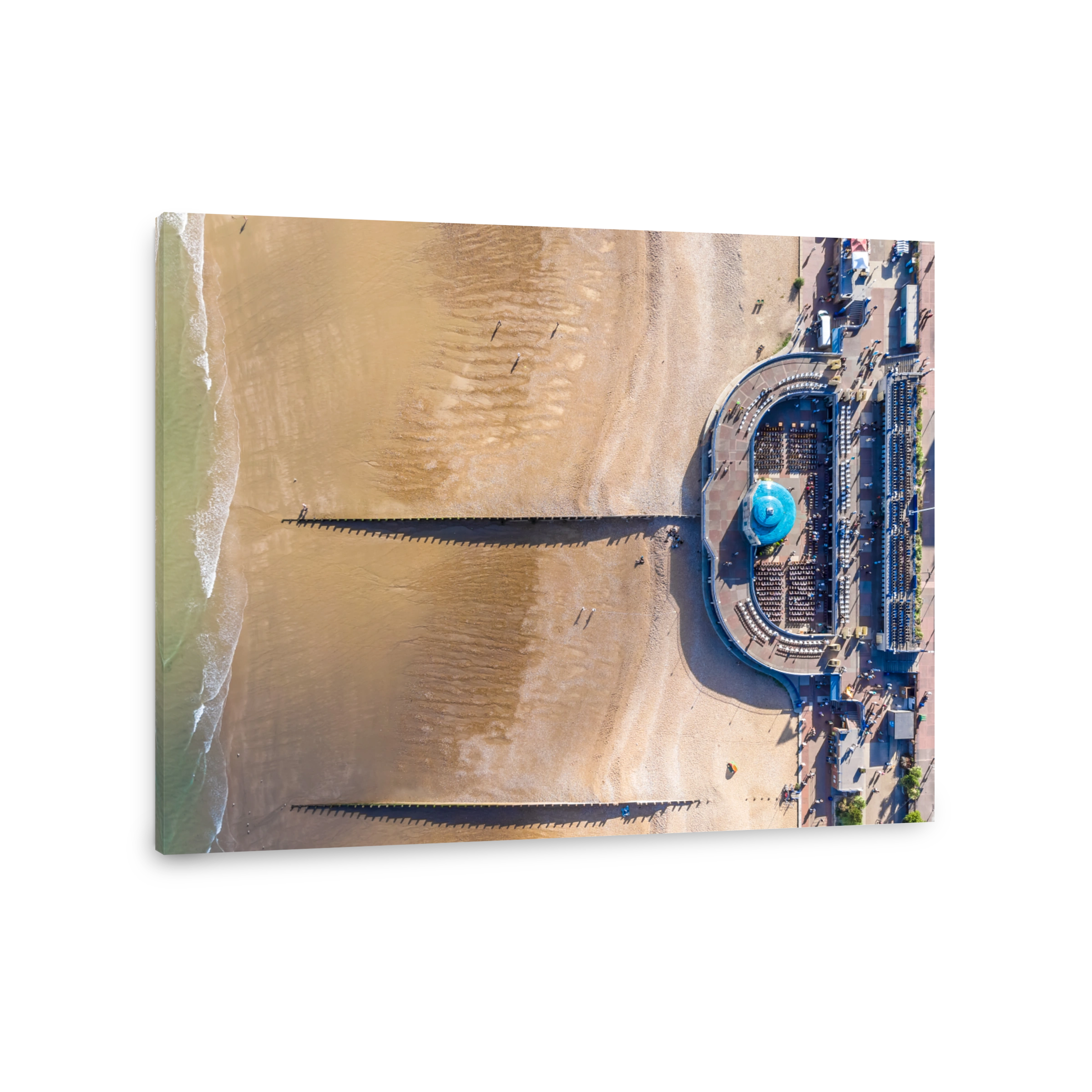 Aerial view of Eastbourne in summer, UK
