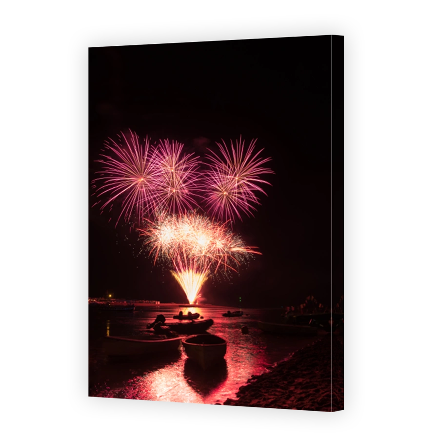 Firework Display At Night