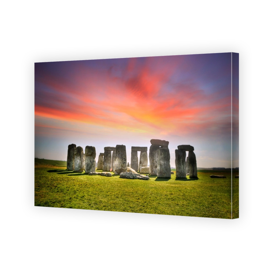 Stonehenge Against Sky During Sunset