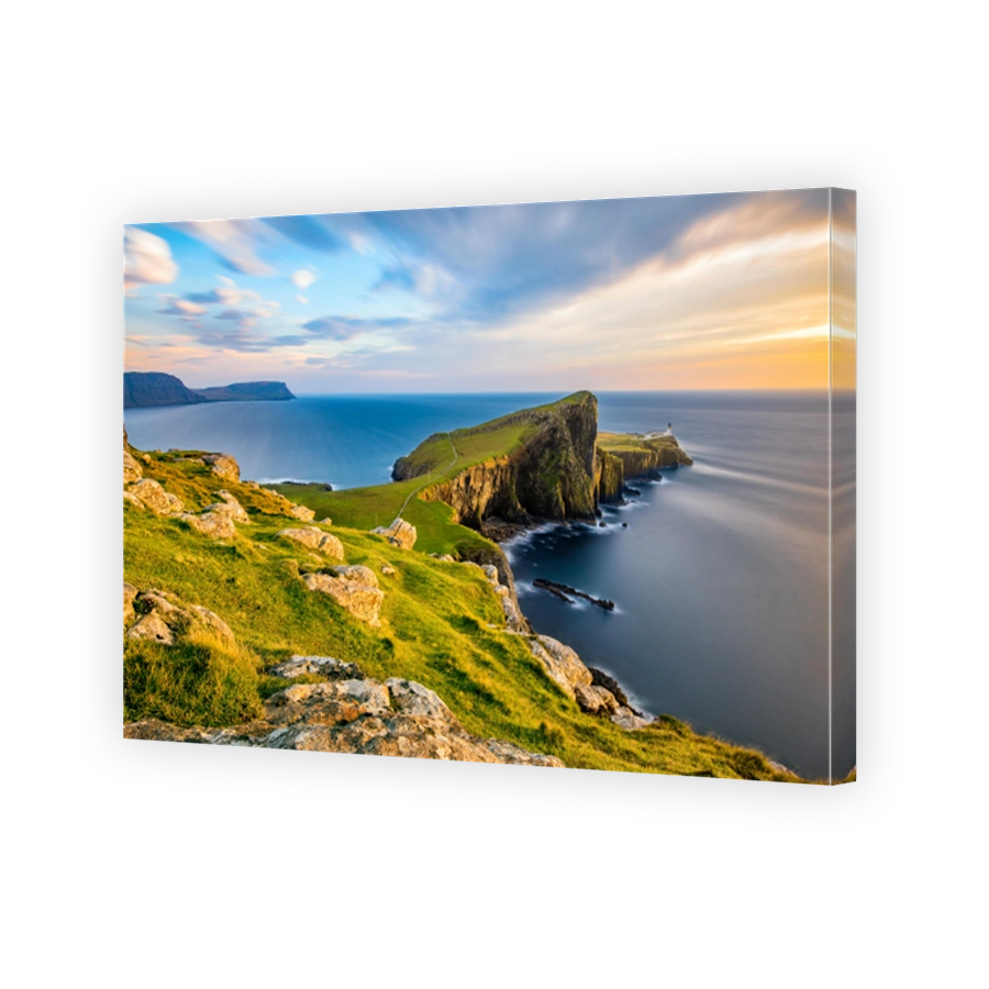 Neist Point Lighthouse Sunset.