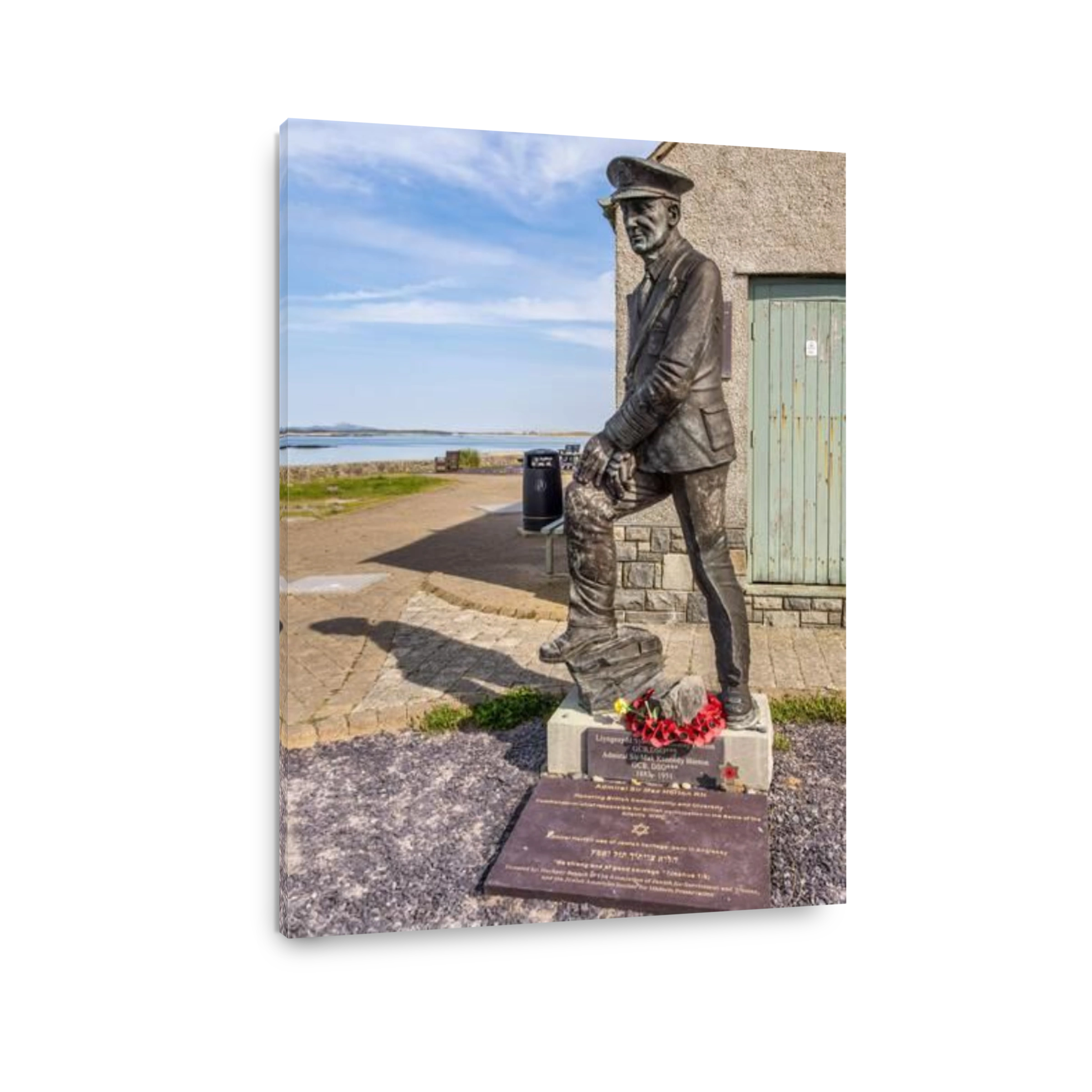 Admiral Sir Max Horton, who was responsible for British participation in the Battle of the Atlantic in WWII, commemorated in the Anglesey seaside ...