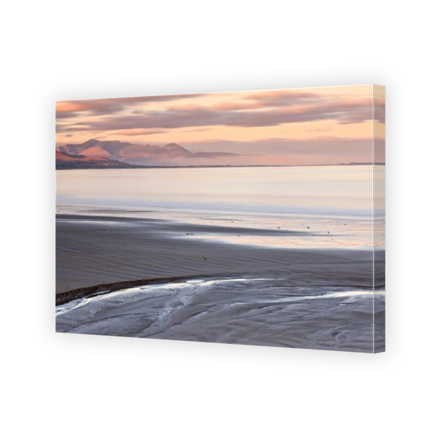 Tranquil beach at Dingle Peninsula at sunset