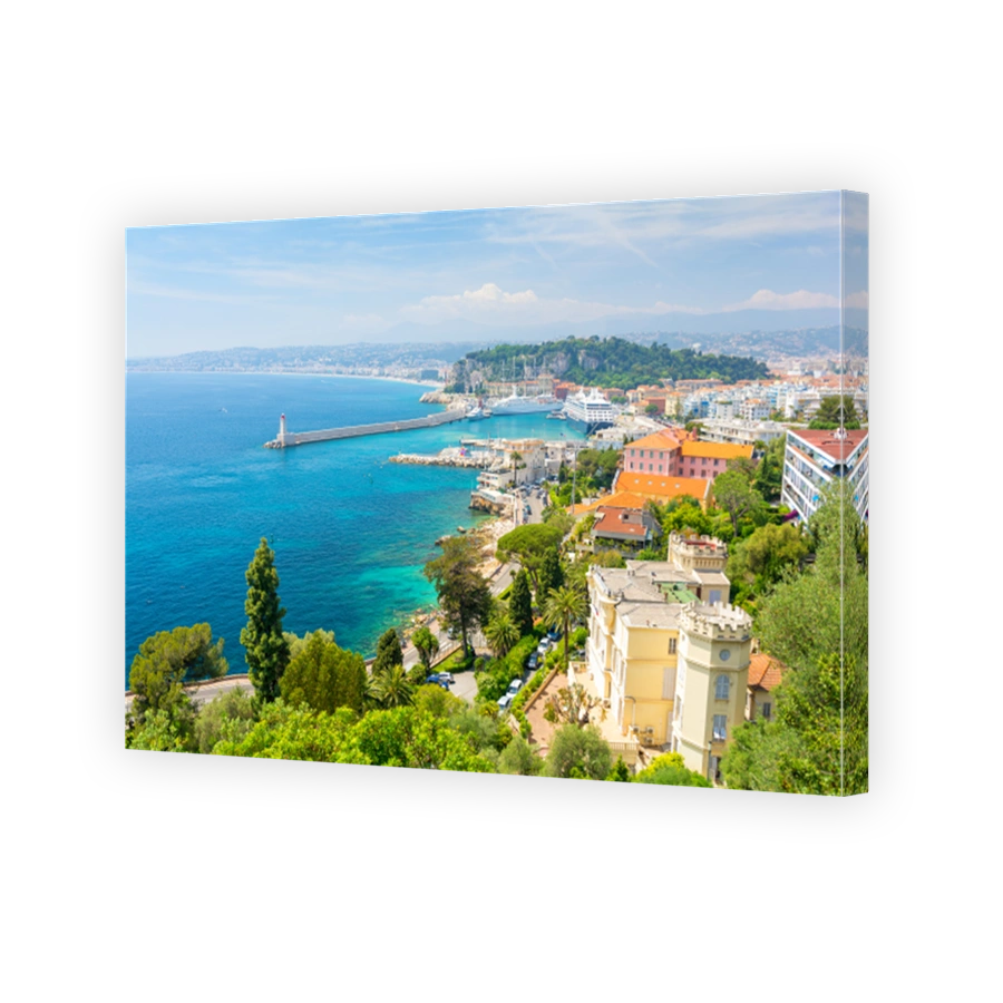 Amazing view in Nice in french riviera, cote d`azur, France