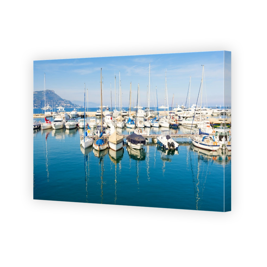 luxury marina in Saint-Jean-Cap-Ferrat, french riviera, south France, Cote d'Azur.