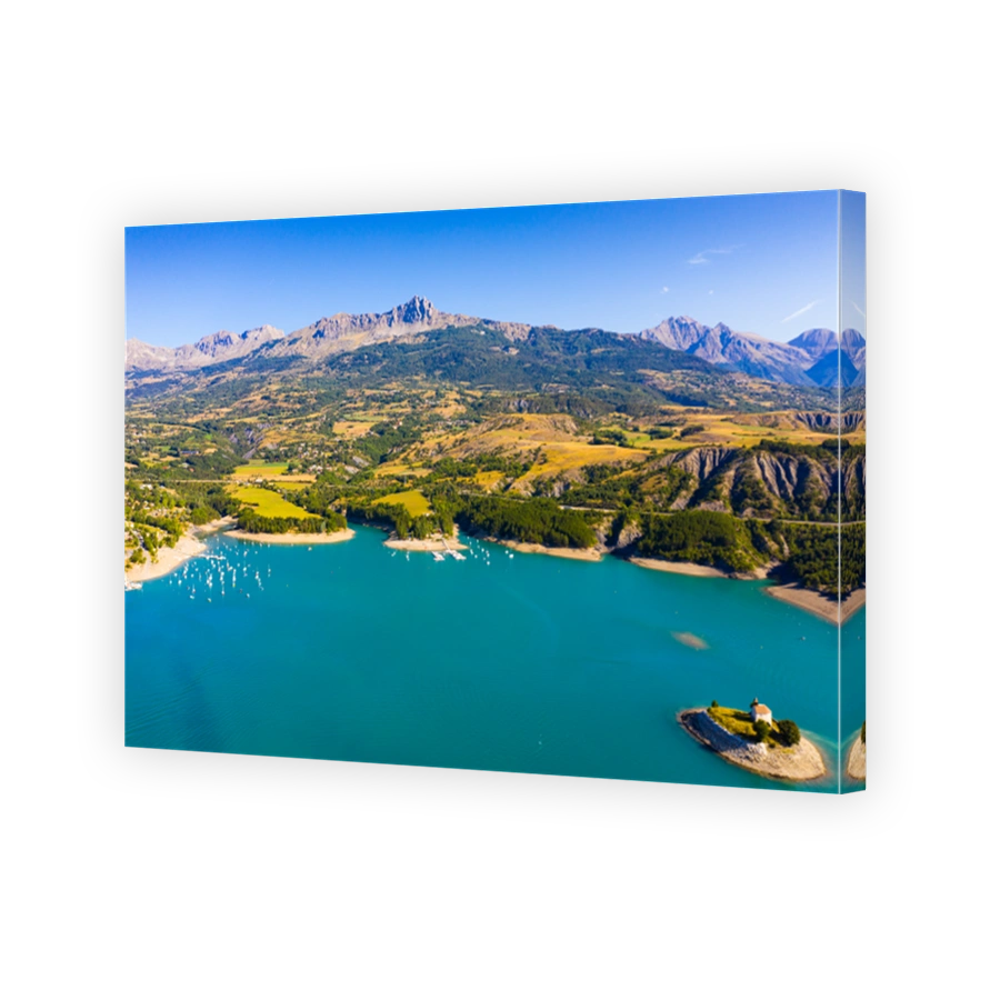 Lake Serre-Poncon, France