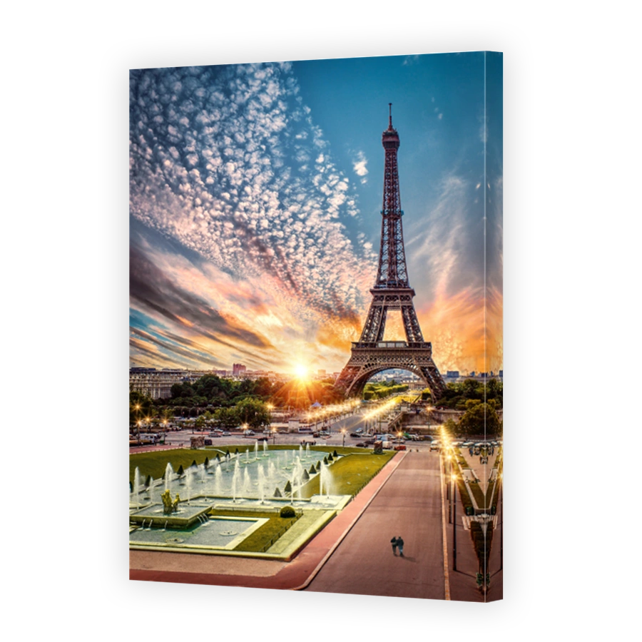 Paris, France - Sunset by Eiffel Tower