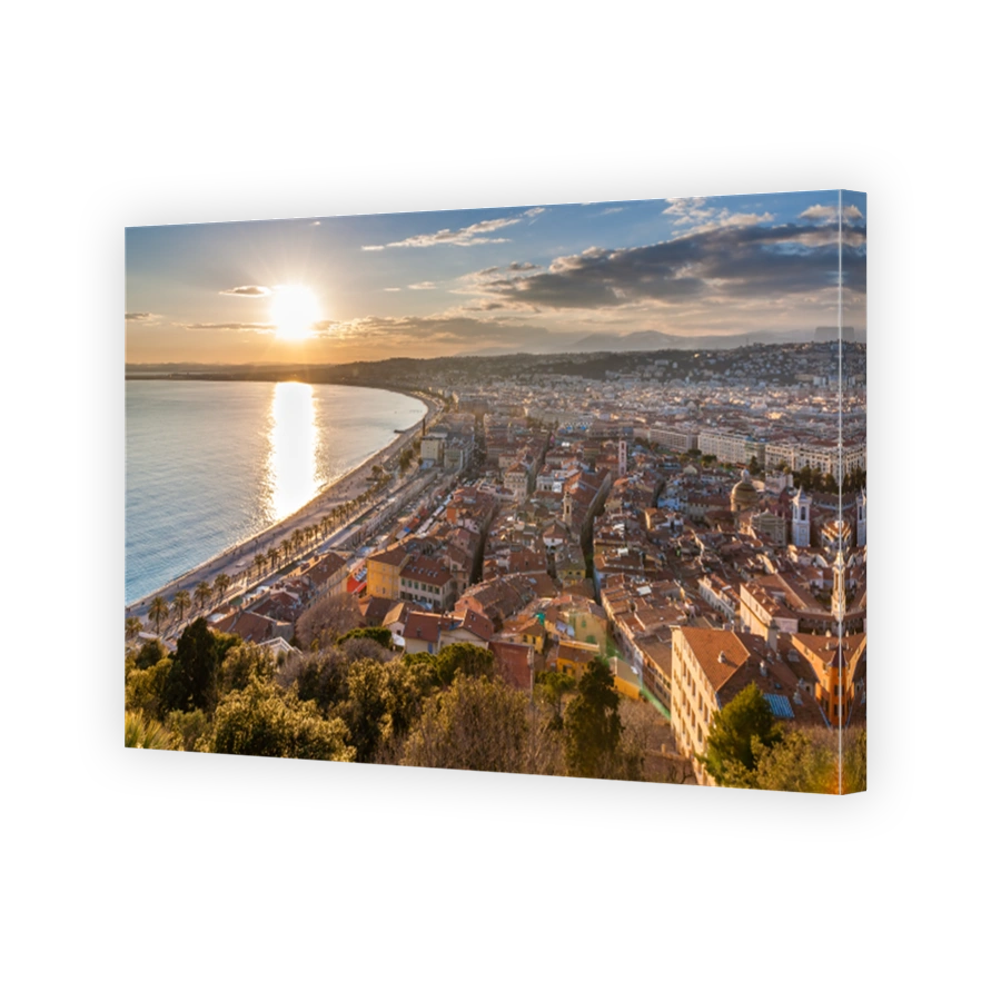View of Nice city - Cote d'Azur,  France