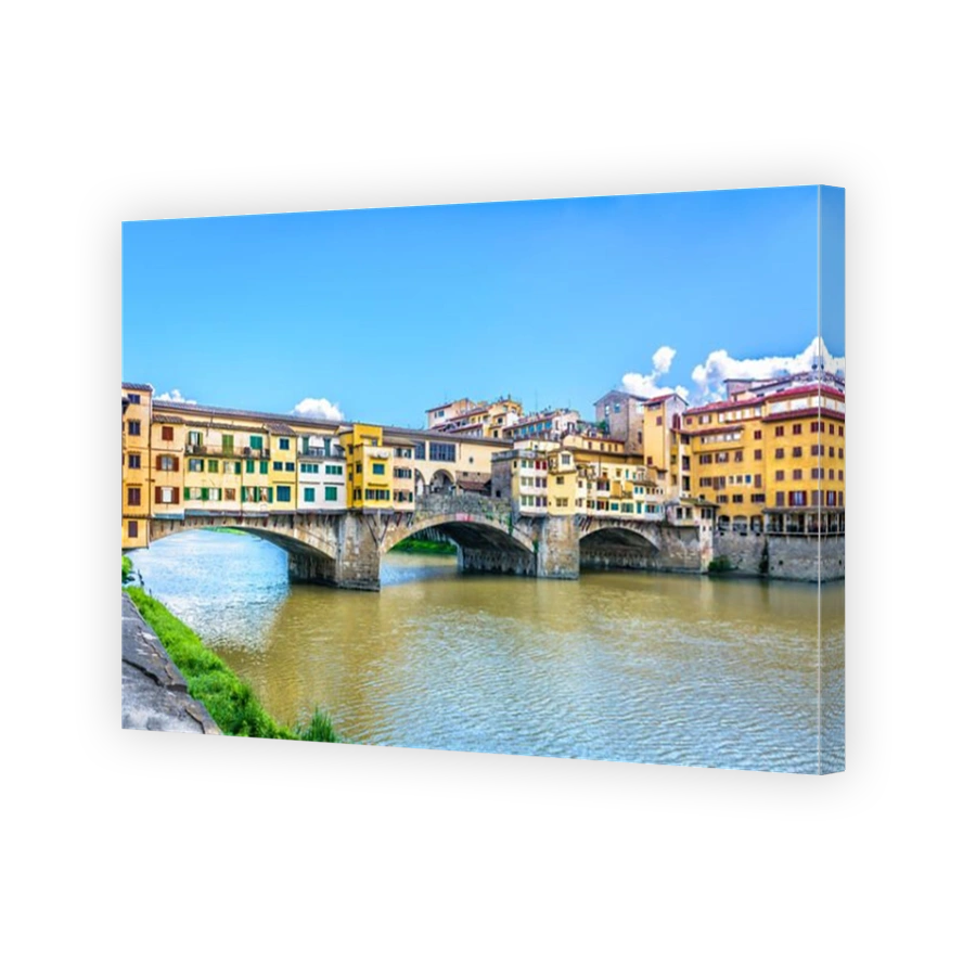 Ponte Vecchio landmark in Florence city, Italy Europe.