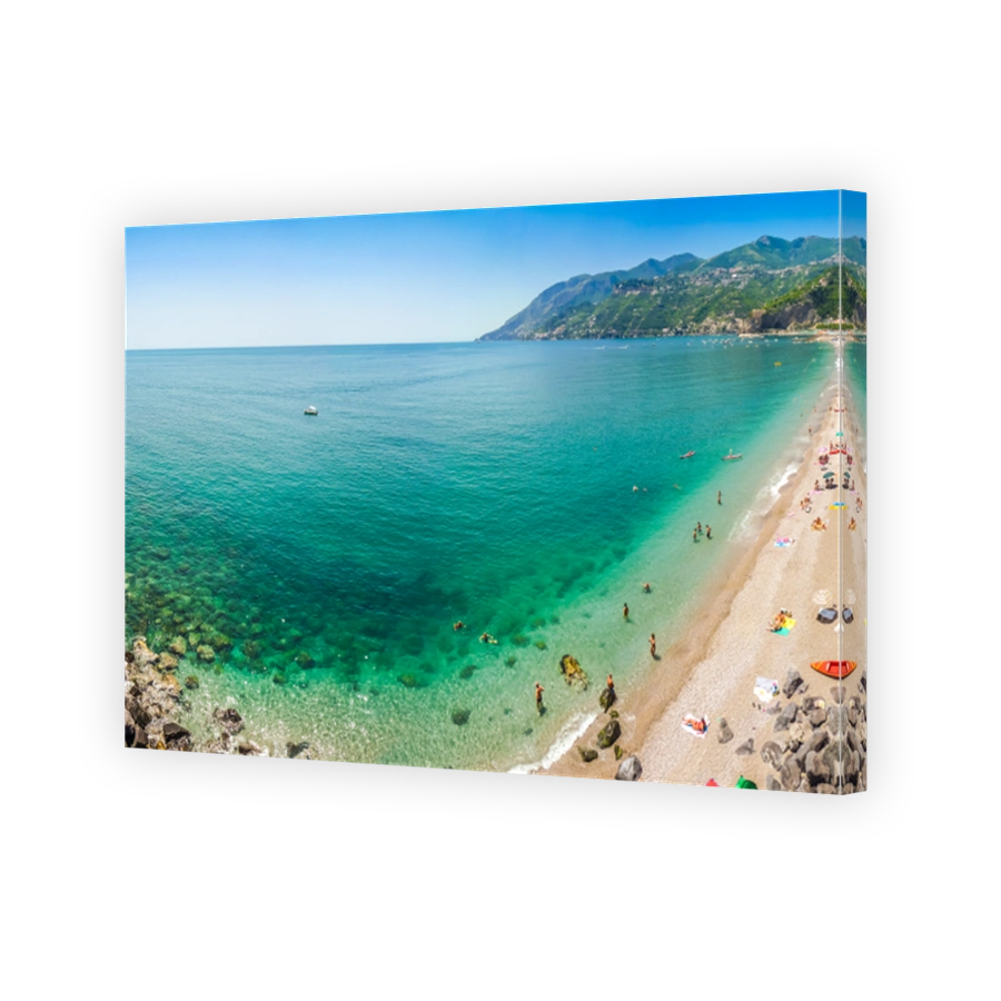 Postcard view of Amalfi Coast, Campania, Italy