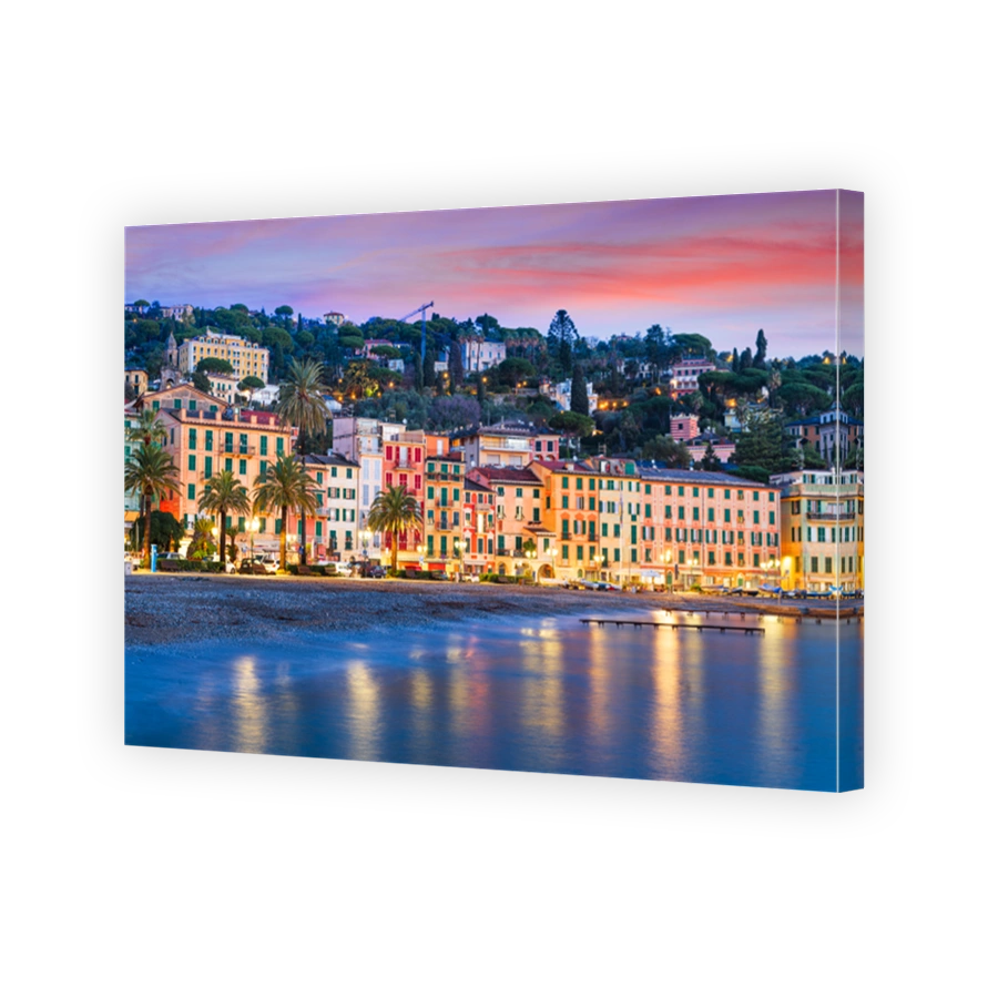 The coast of Santa Margherita Ligure, Italy
