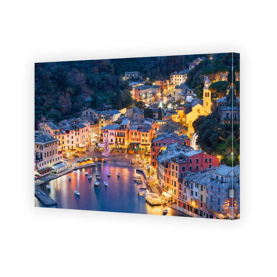 Portofino, Italy at Dusk