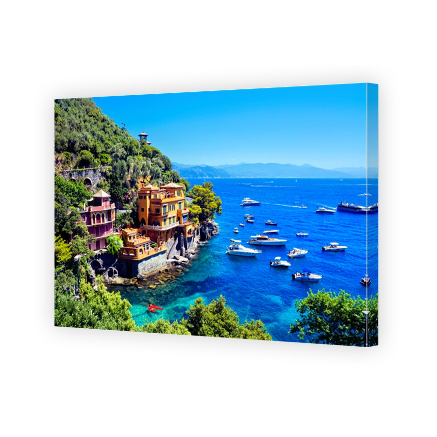 Luxurious seaside villas of Portofino, Italy