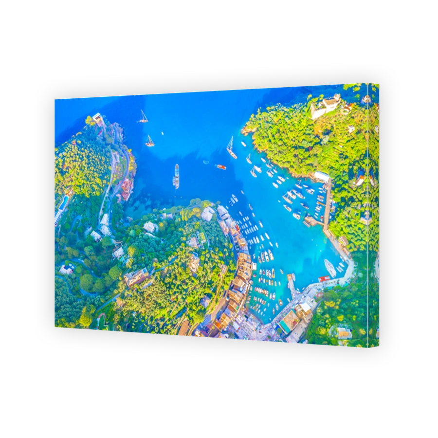 Top-Down View of Portofino, Italy
