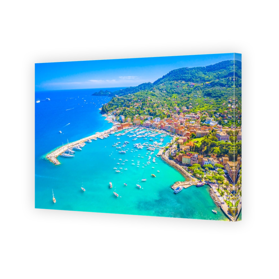 Aerial Drone Photography of Santa Margherita Ligure, Liguria, Italy