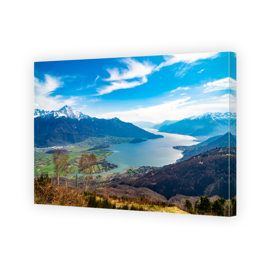Panorama of Lake Como.