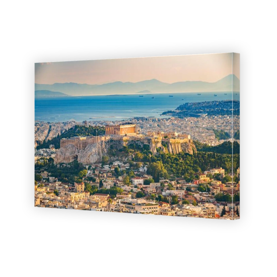 Aerial view on Athens, Greece