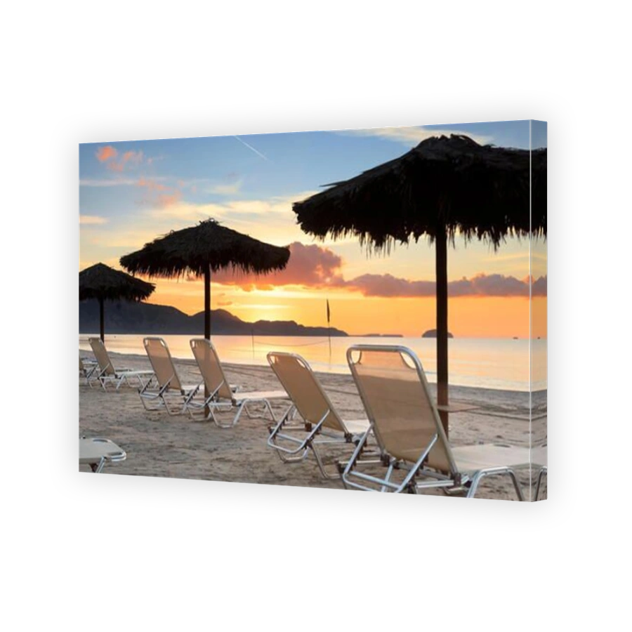 Greece - Zakynthos Island, Ionian Sea, Laganas beach at sunrise