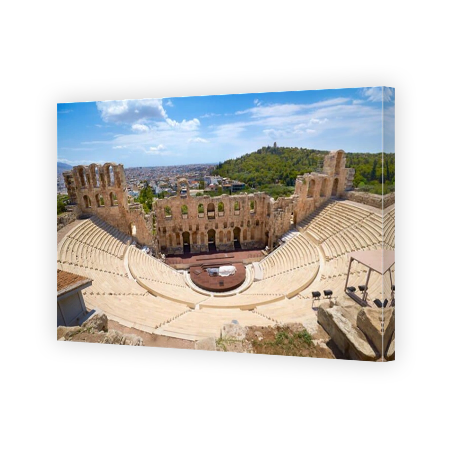 Athens - Theatre of Dionysus (Herodes Atticus) at the Acropolis, Greece