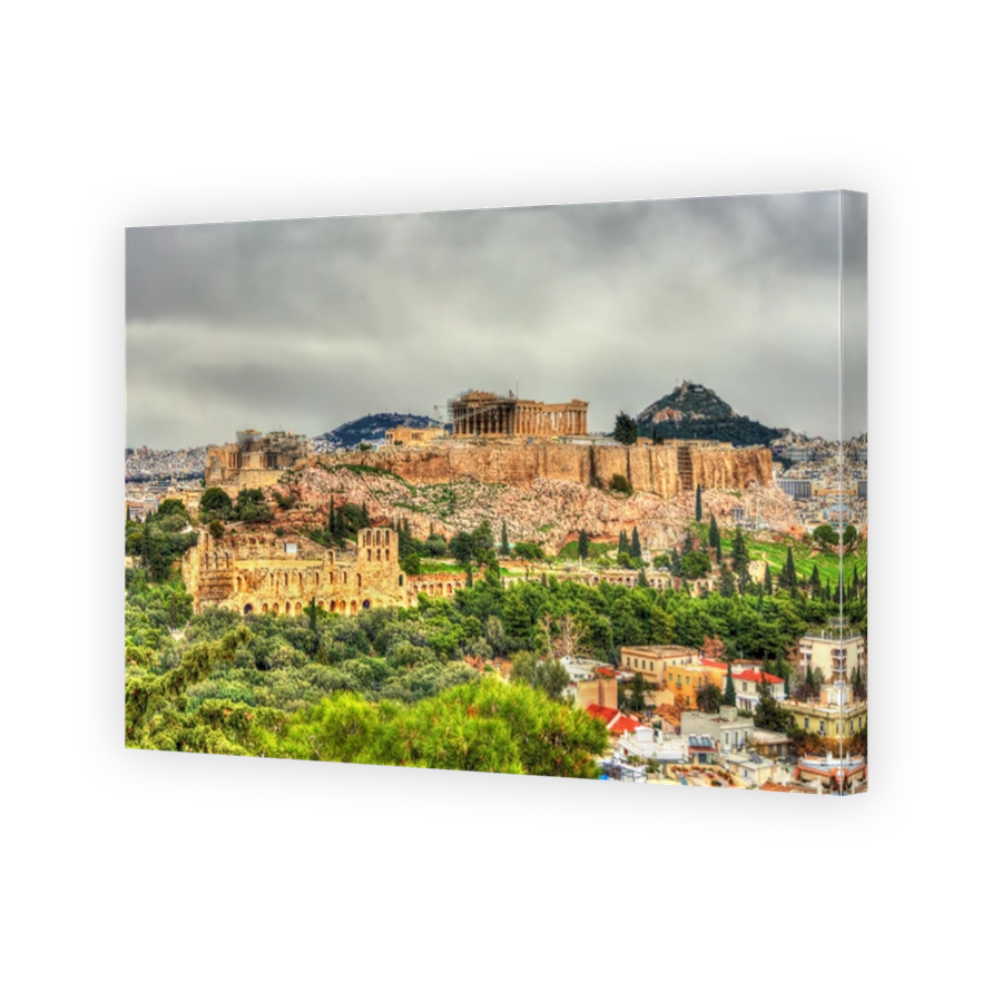 View of the Acropolis of Athens - Greece