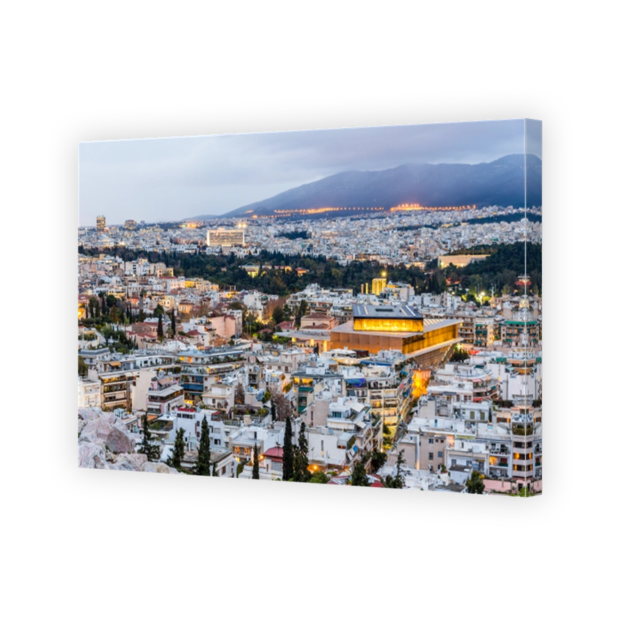 View of Athens in the evening - Greece