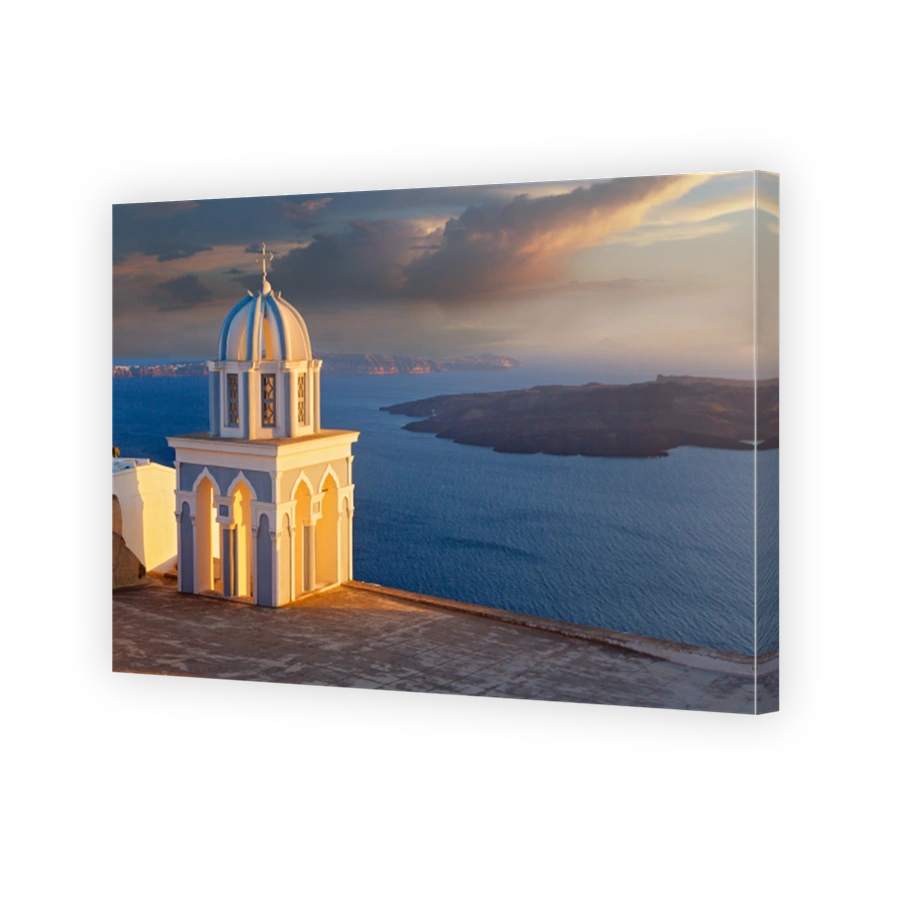 Beautiful island of Santorini, Greece