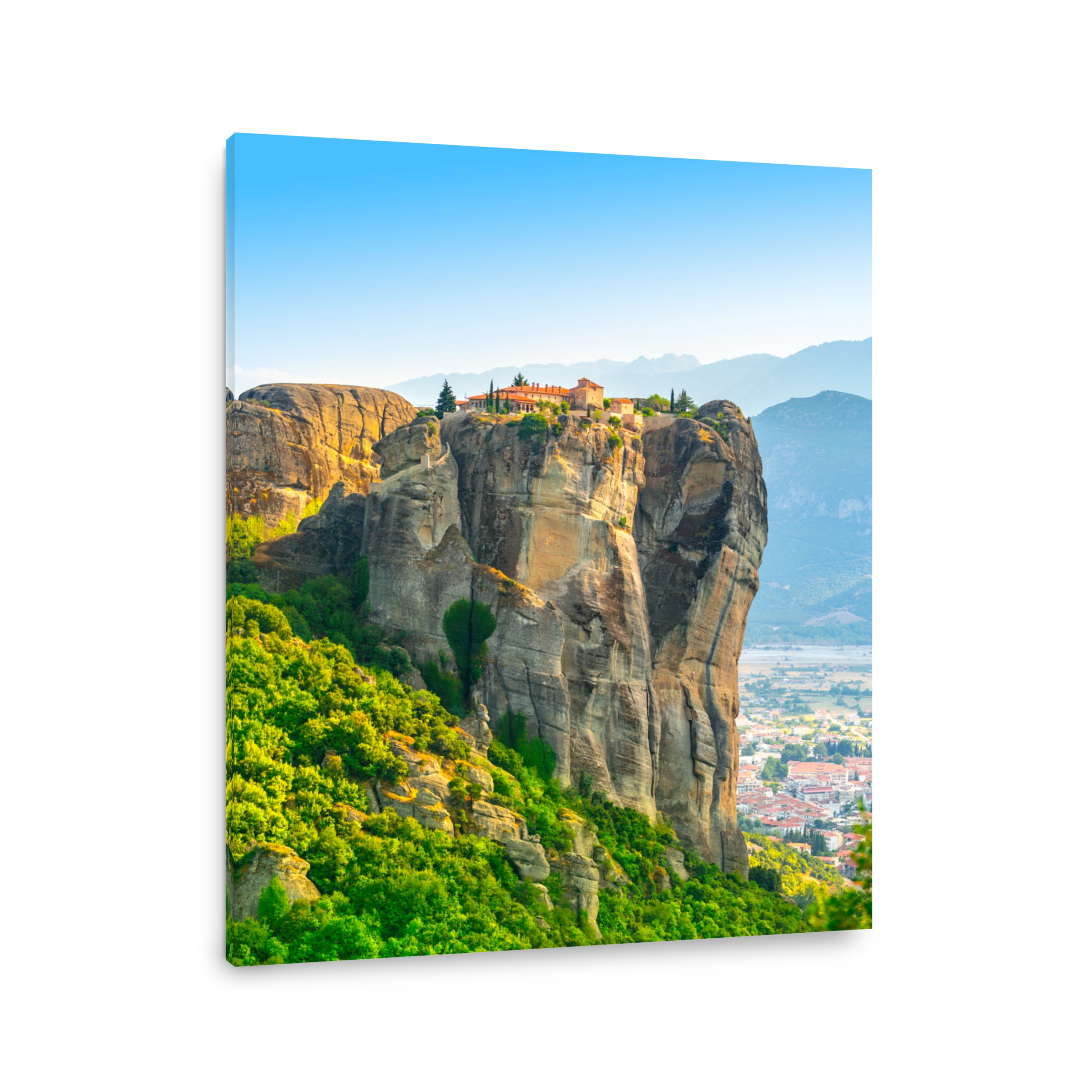 Monastery Holy Trinity in morning, Meteora